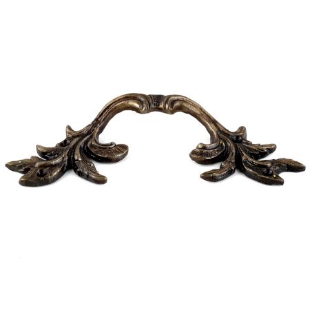 Antique Leaf Big Iron Wardrobe Handle